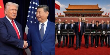 “The World Holds Its Breath as Trump Leads an Unprecedented Delegation of Corporate Giants to China!”